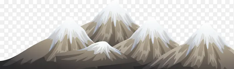 白色雪山