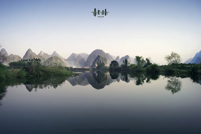 桂林山水甲天下宽屏壁纸