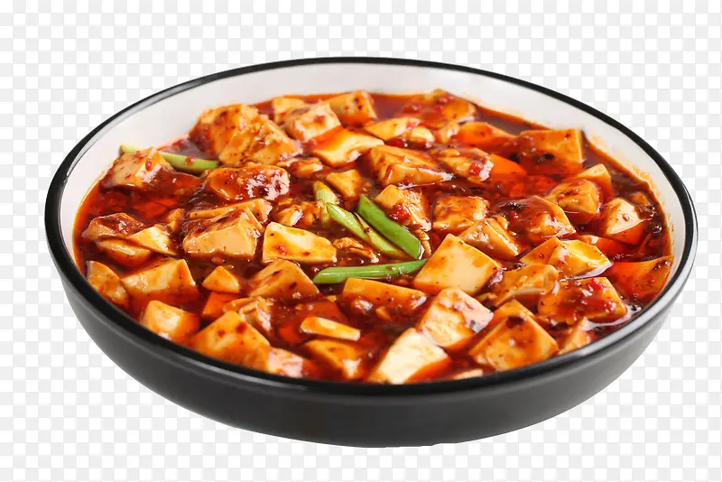 红色麻婆豆腐料理