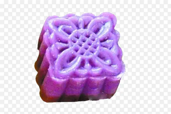 实物紫薯方糕