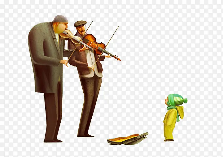 拉小提琴的老人们