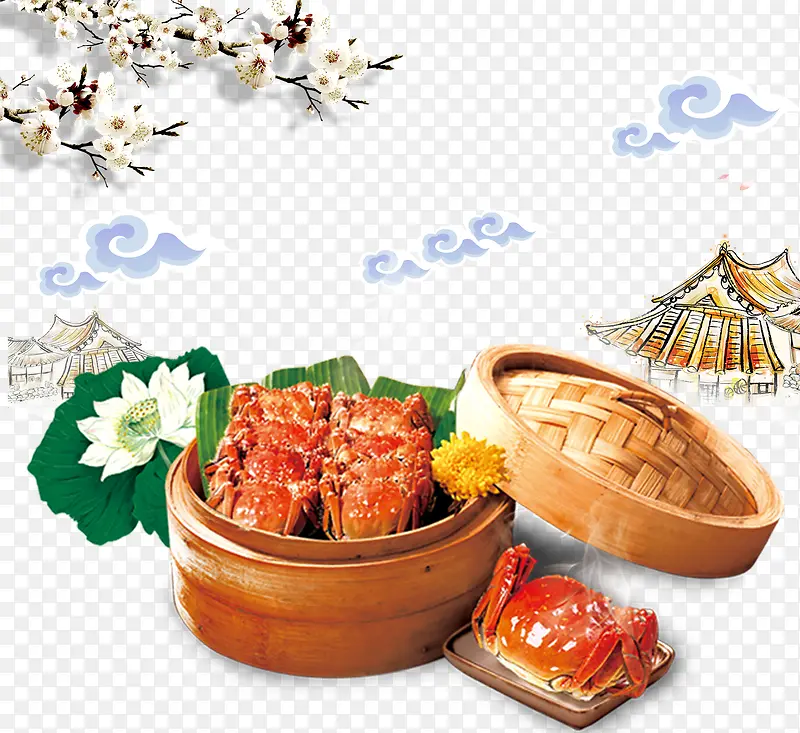 香辣蟹宣传海报设计