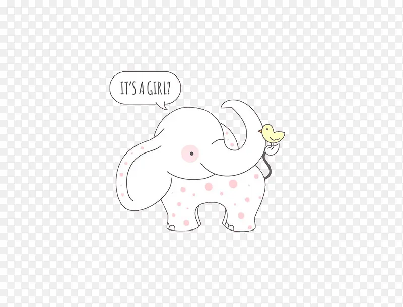 简笔画大象