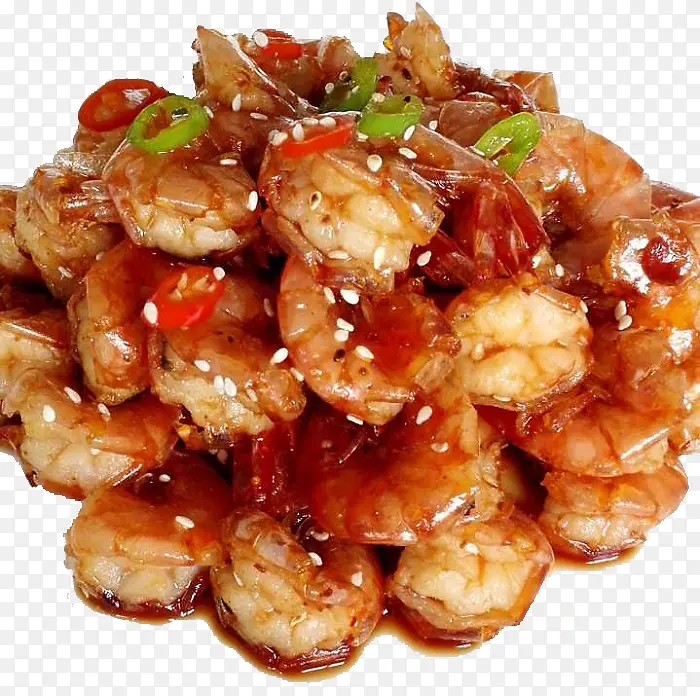 红烧大虾虾尾海鲜