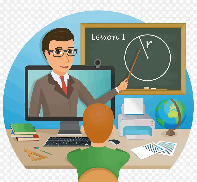 矢量卡通网络教学