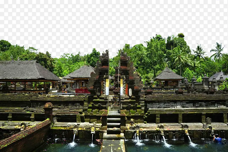 巴厘岛圣泉寺景色