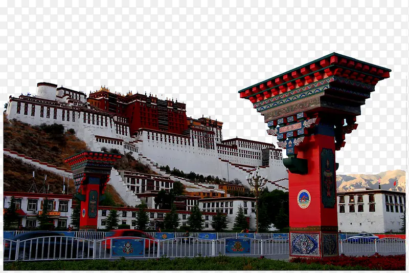 著名西藏布达拉宫