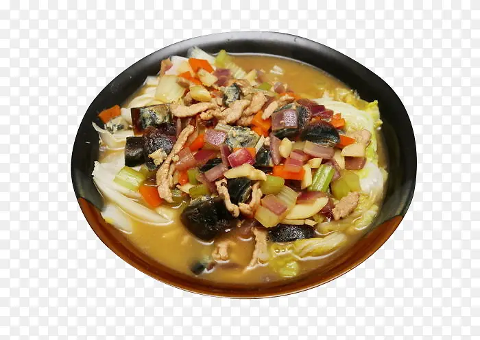 家常菜皮蛋娃娃菜