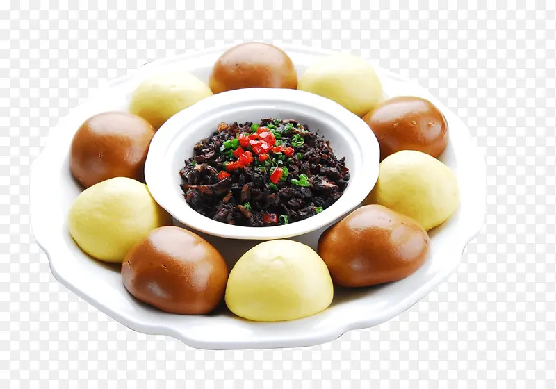 杂粮馍馍小菜