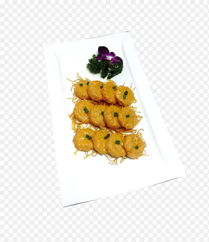 黄色南瓜饼