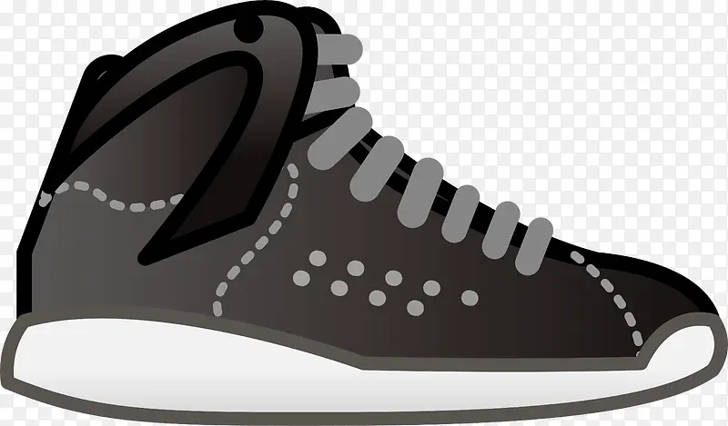 黑色篮球鞋