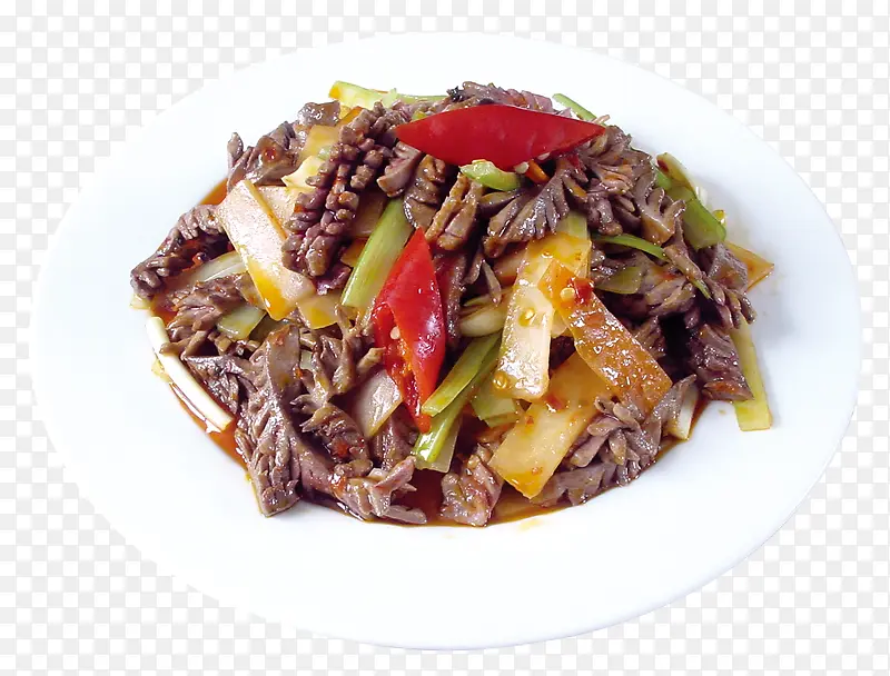 产品实物泡菜腰花