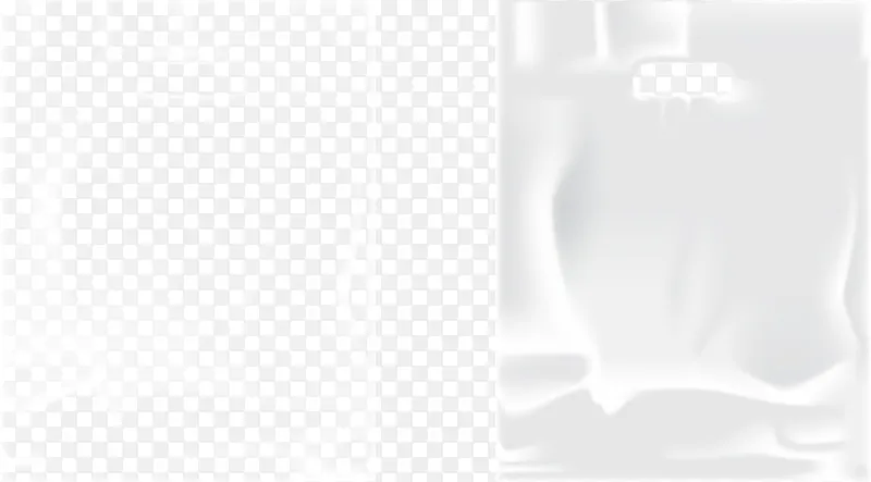 矢量手绘透明塑料袋