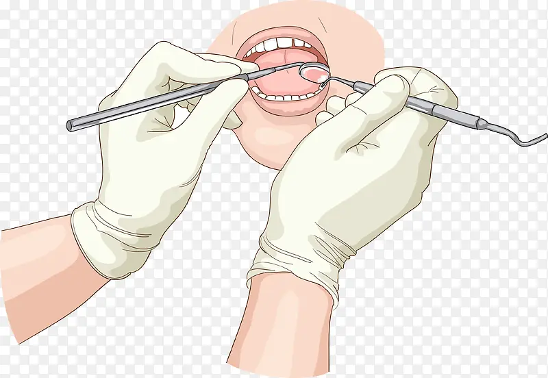 牙医口腔检查