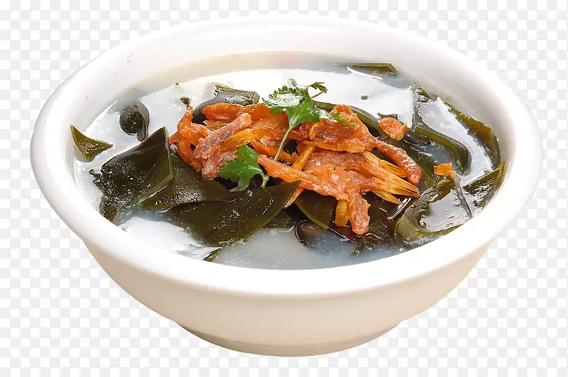 海带豆腐虾干汤