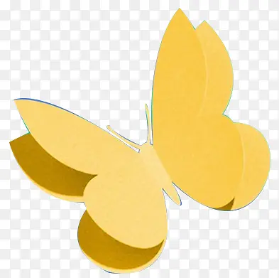 黄色的飞舞的蝴蝶效果兼职