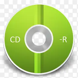 绿色CD-R光盘