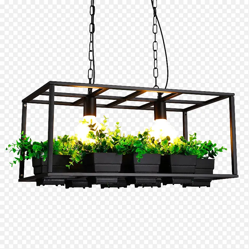 铁艺植物花吊灯