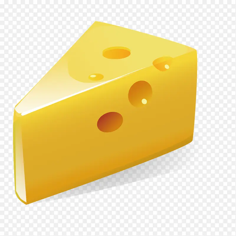 矢量3D奶酪