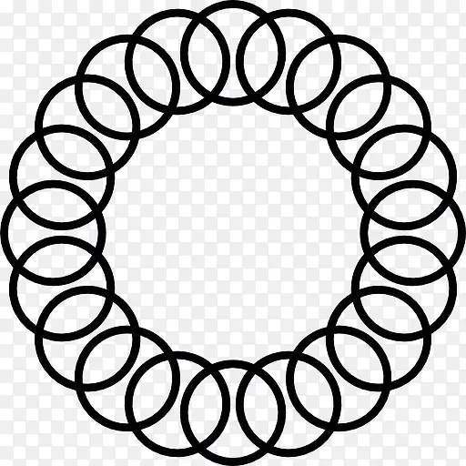 圆环的螺旋图标