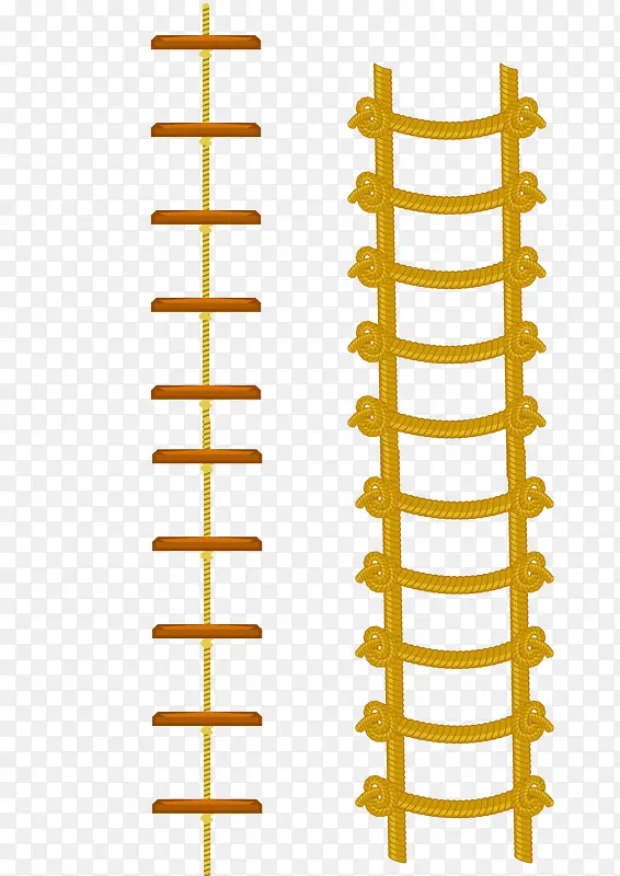 姜黄色绳梯