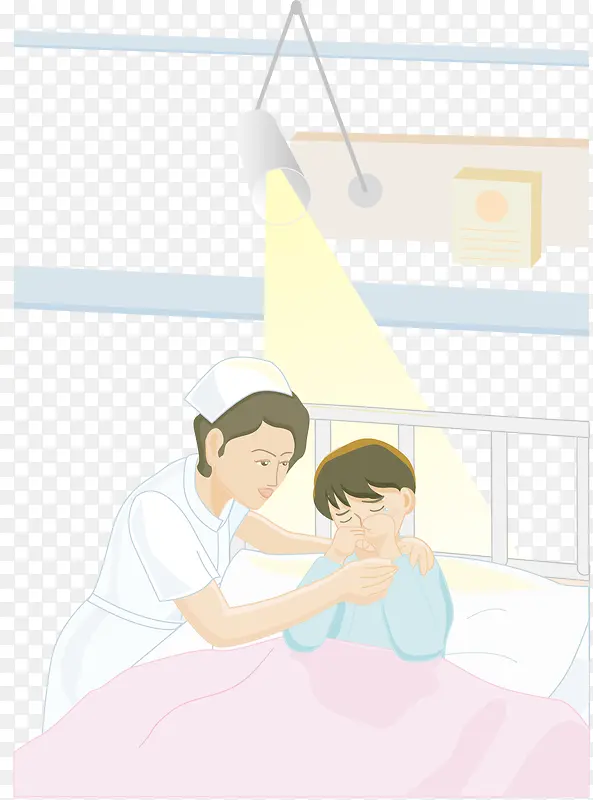 打针的孩子