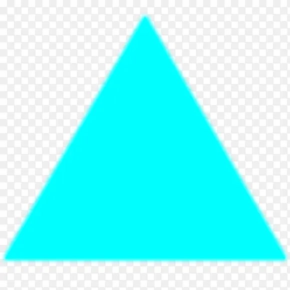 蓝色正三角形