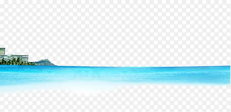 蓝色海水背景