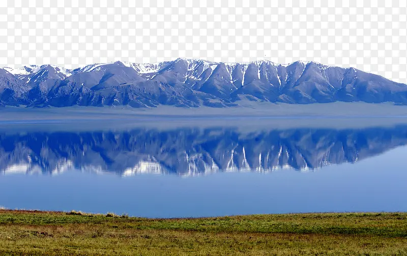 新疆赛里木湖风景图