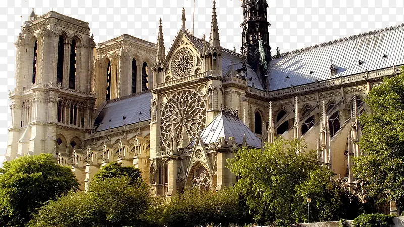 法国巴黎圣母院八