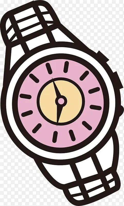 矢量手绘简单手表