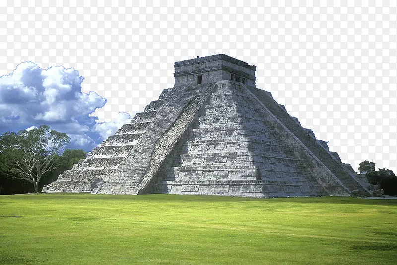 玛雅金字塔风景