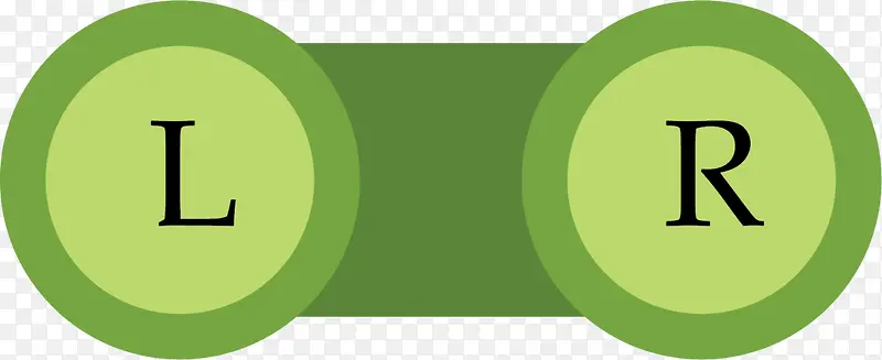 绿色扁平隐形眼镜