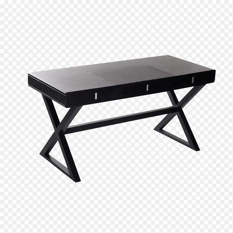 立面家具黑色复古长桌