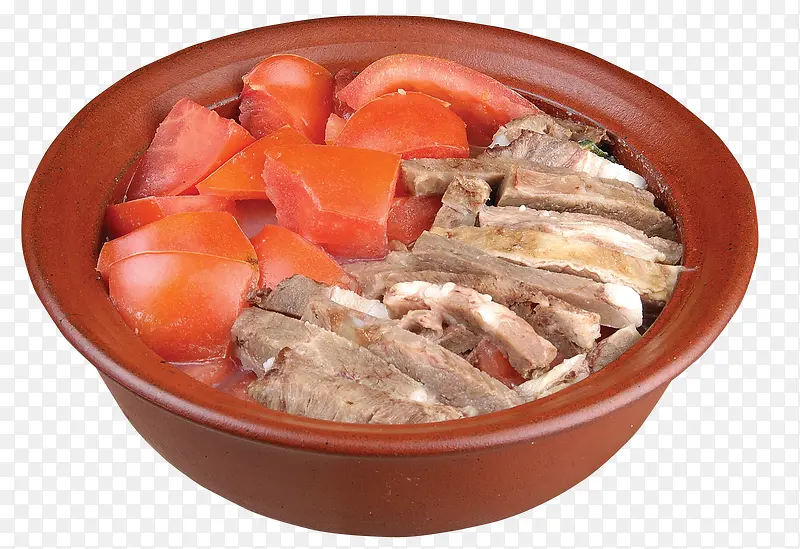 西红柿牛腩砂锅