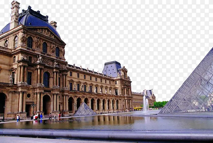 旅游卢浮宫