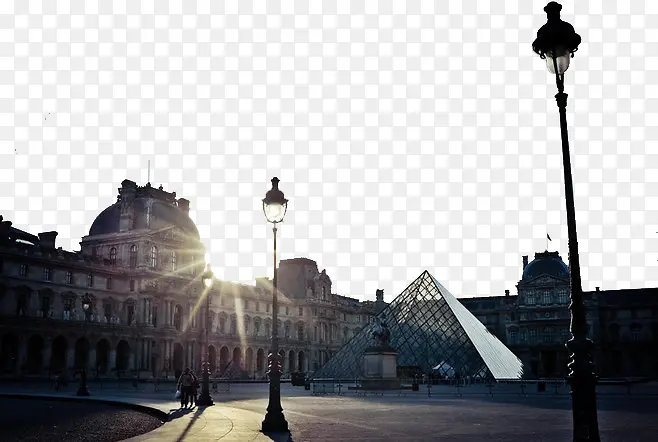 卢浮宫旅游风景四