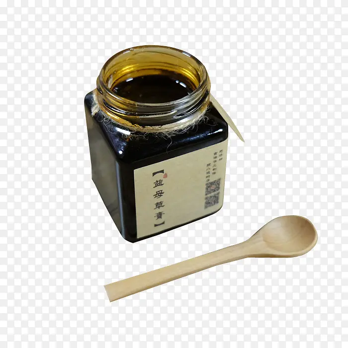 木勺益母草膏免抠素材