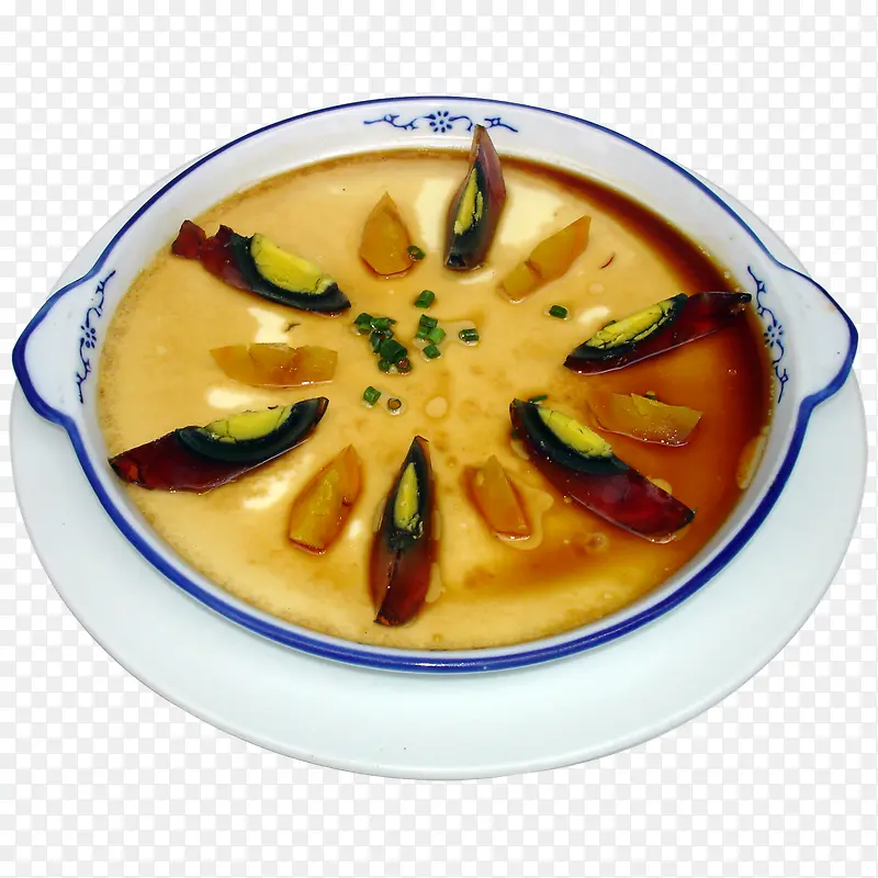 三色蒸水蛋