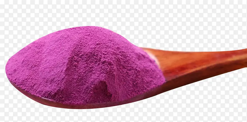 满满一勺紫薯粉