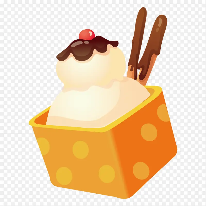 盒子里的冰淇淋