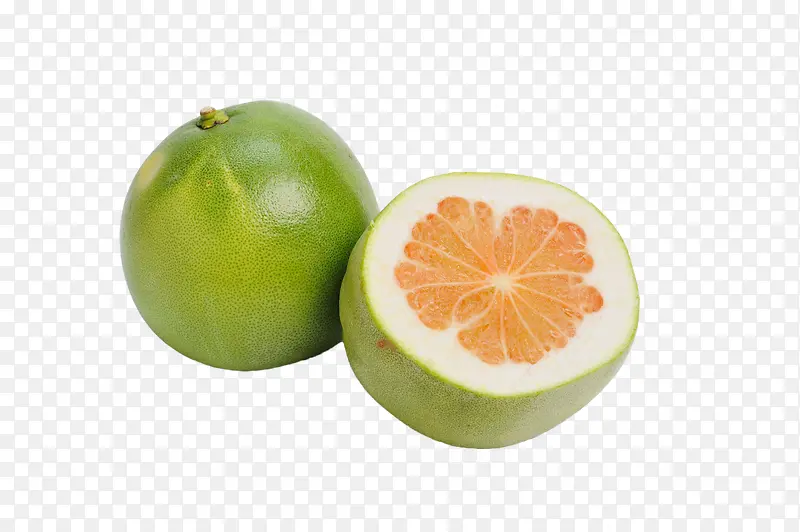 绿色厚皮黄肉柚子