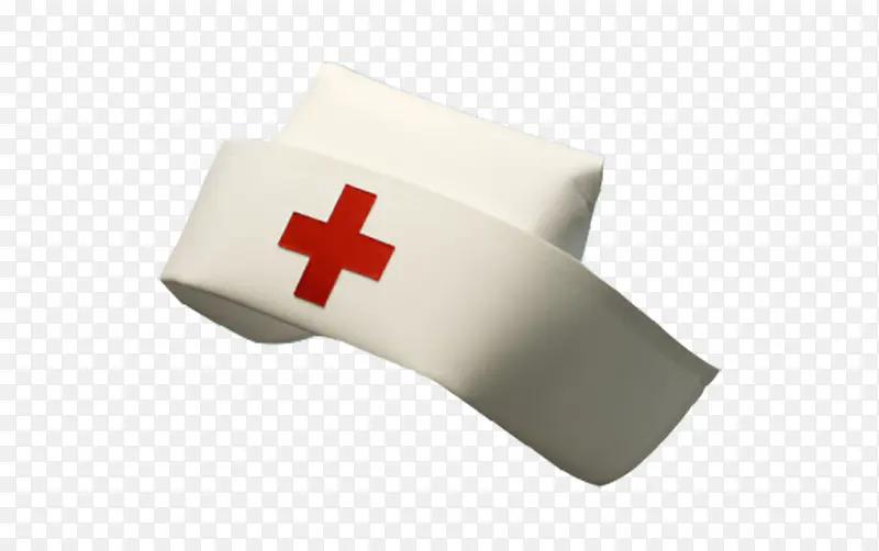 白色红十字帽子