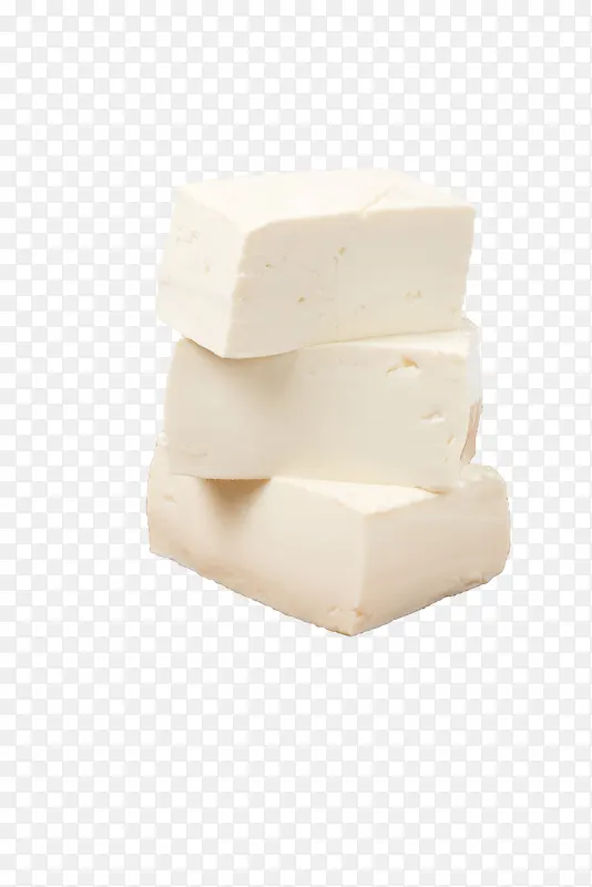 白色堆叠方块豆腐