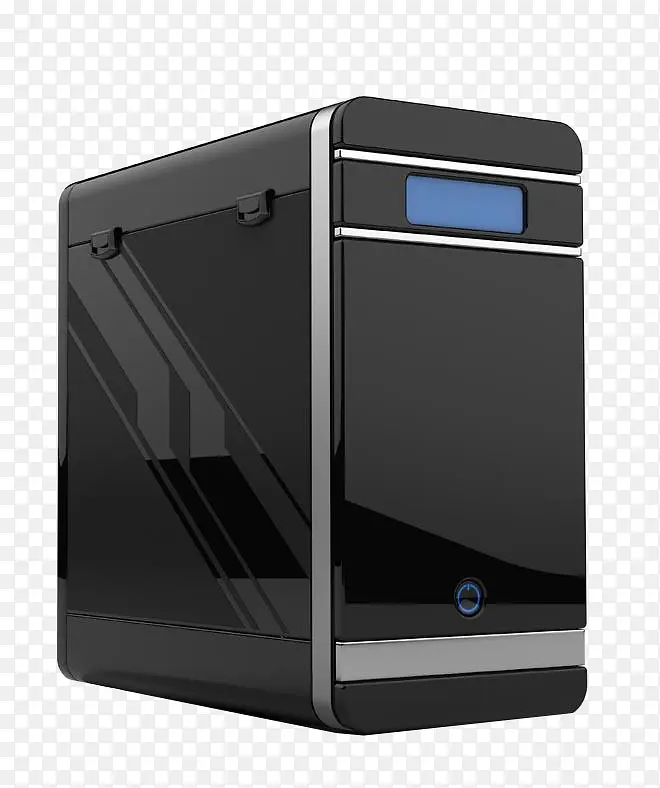 黑色计算机主机