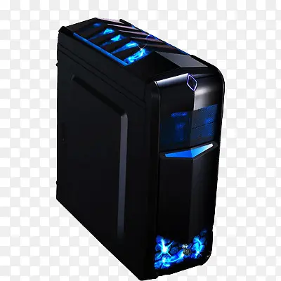 黑色电脑主机