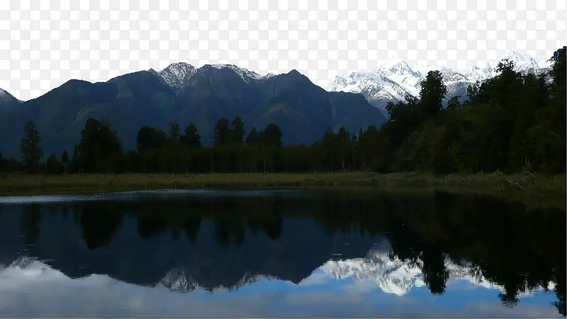 新西兰马瑟森湖风景图