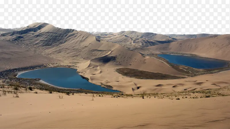 唯美巴丹吉林沙漠风景