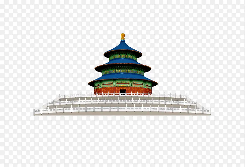 北京天坛风景图