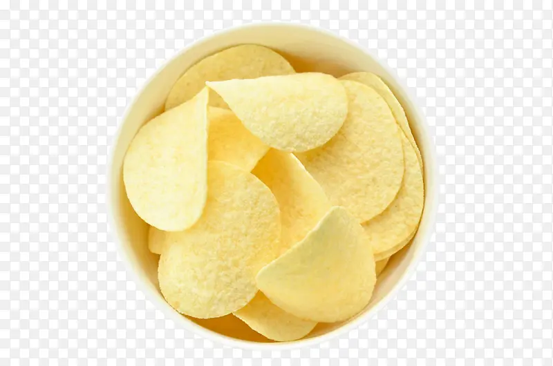 黄色薯片